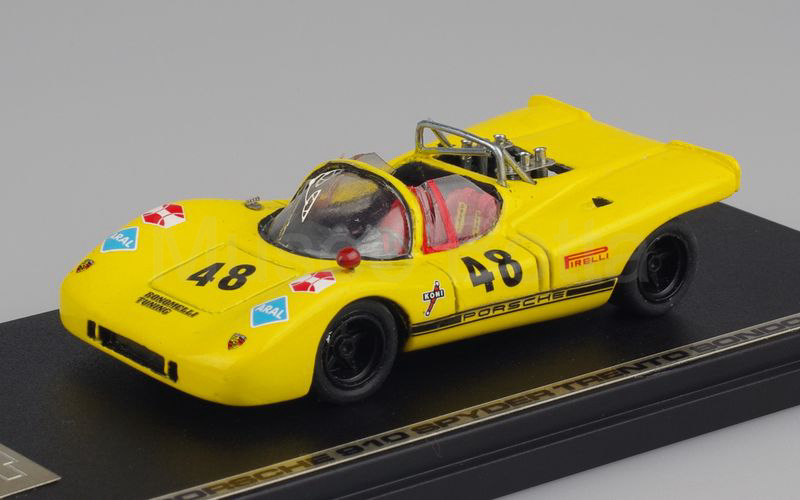 PIT MODELS FACTORY BUILT Porsche 910 spyder Trento-Bondone 1974 n° 48 Ennio Bonomelli giallo