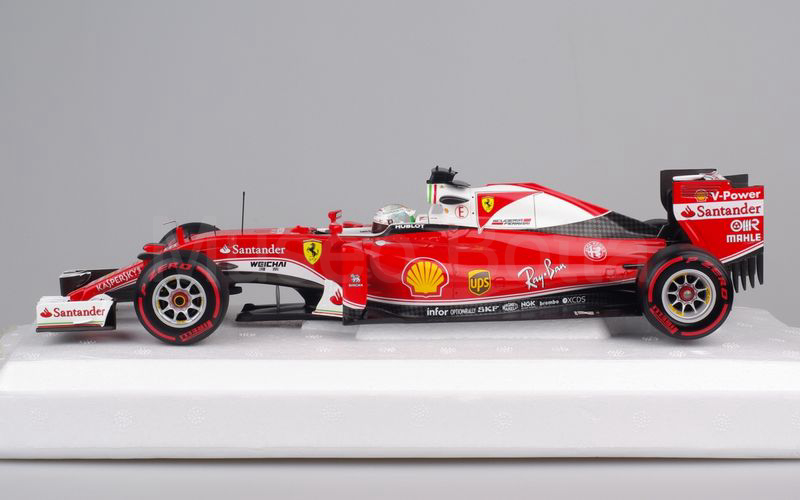 BBR MODELS 1:18 (181625) Ferrari SF16-H G.P. Italia 2016 S. Vettel rosso