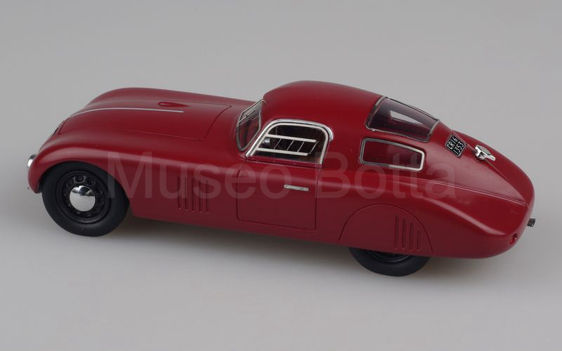 AUTOCULT (04013) Fiat 1500 berlinetta compressore 1943 rosso opaco