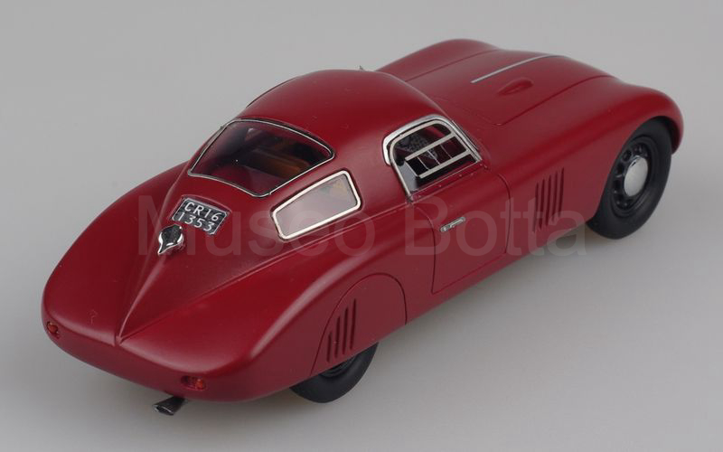 AUTOCULT (04013) Fiat 1500 berlinetta compressore 1943 rosso opaco