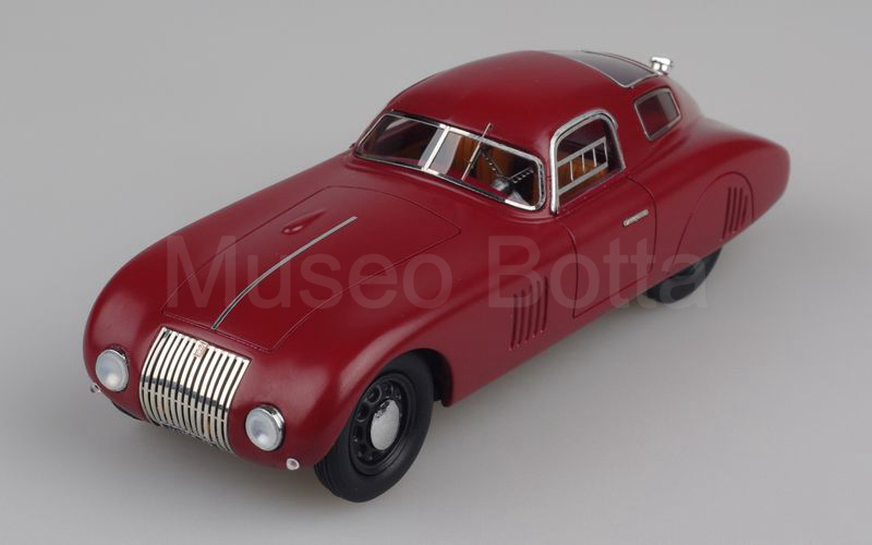 AUTOCULT (04013) Fiat 1500 berlinetta compressore 1943 rosso opaco