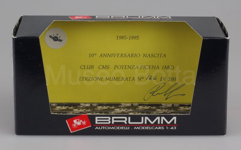 BRUMM PROMOZIONALE (S94/36) Ferrari Testa Rossa "CLUB POTENZA PICENA" ocra metallizzato