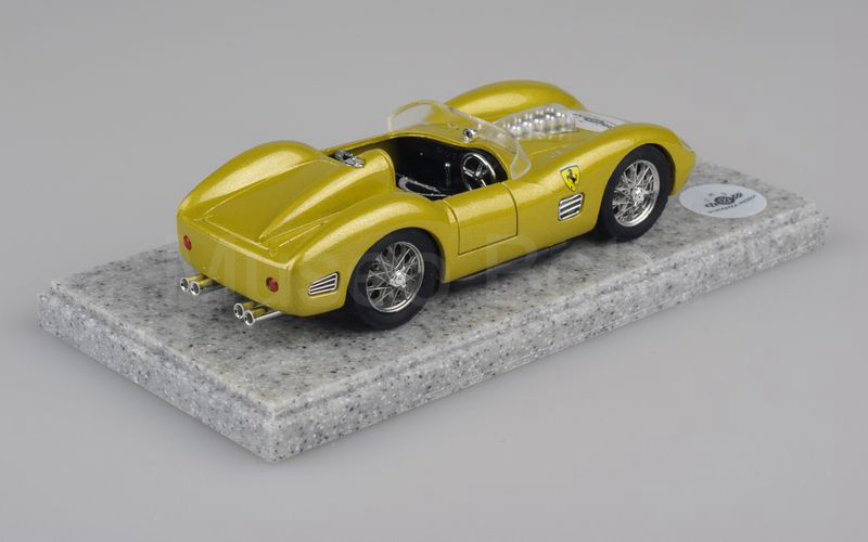 BRUMM PROMOZIONALE (S94/36) Ferrari Testa Rossa "CLUB POTENZA PICENA" ocra metallizzato