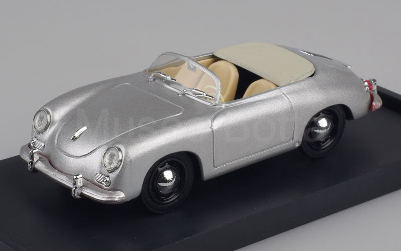 NOVITÀ MUSEO BOTTA elaborazione su base Brumm (Mu.Bo. 047) Porsche 356 Speedster prototipo settembre 1954 argento