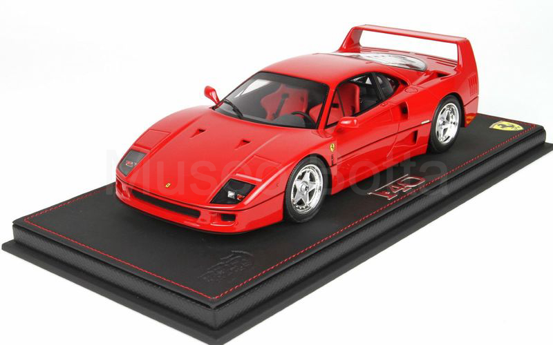 BBR MODELS 1:18 BBR MODELS 1:18 (P18151A) Ferrari F40 1987 rosso corsa CON VETRINA