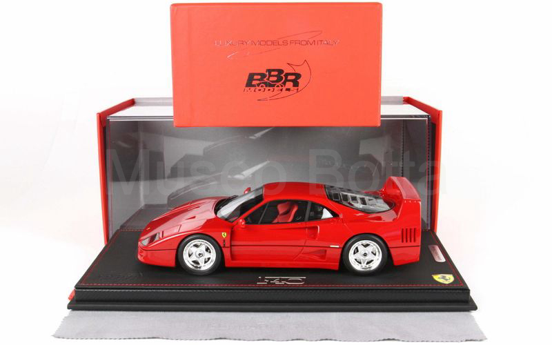 BBR MODELS 1:18 BBR MODELS 1:18 (P18151A) Ferrari F40 1987 rosso corsa CON VETRINA