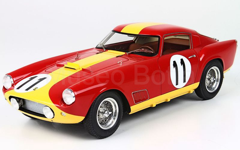 BBR MODELS 1:18 (BBR1836) Ferrari 250 TDF 24 H Le Mans S/N 1321 GT 1959 n. 11 CON VETRINA