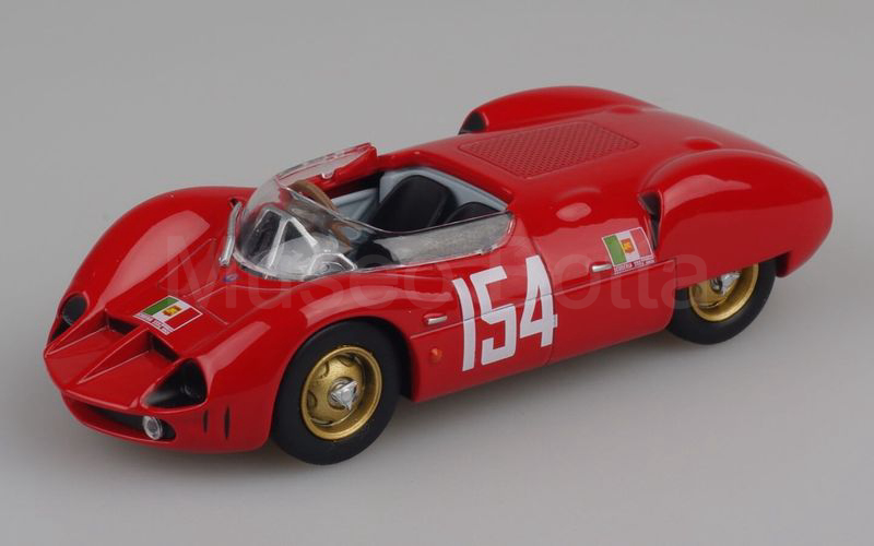 MASERATI 100 YEARS COLLECTION (57) Maserati Tipo 64 Targa Florio 1962 Abate-Davis rosso