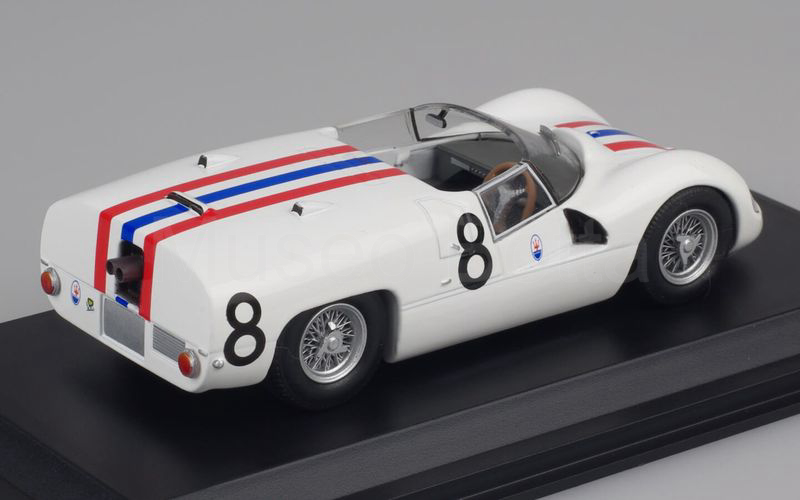 MASERATI 100 YEARS COLLECTION (59) Maserati Tipo 65 Le Mans 1965 Siffert-Neerpasch bianco