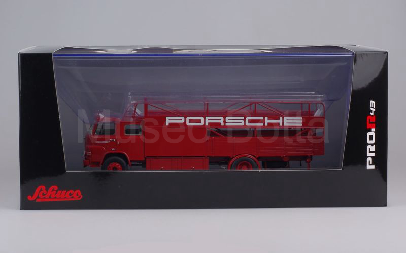 SCHUCO PRO.R43 (450894400) MAN 635 PORSCHE RENNTRANSPORTER rosso