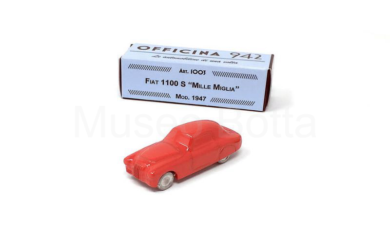 OFFICINA 942 (1003/A) Fiat 1100 S MM 1947 rosso corsa