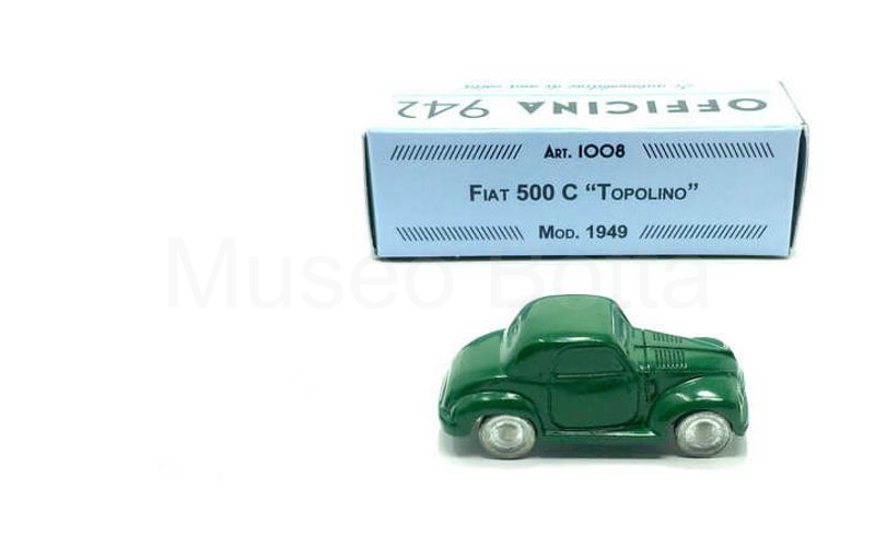 OFFICINA 942 (1008) Fiat 500 C Topolino 1949 verde scuro