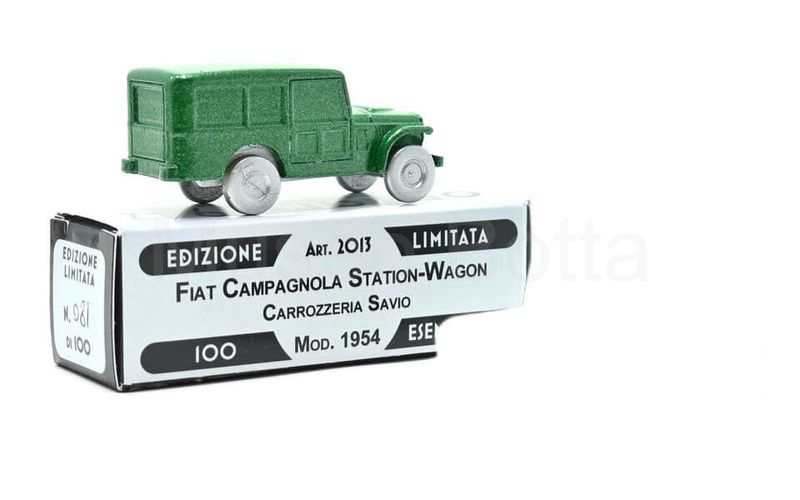 OFFICINA 942 (2013) Fiat Campagnola SW Savio 1954 verde metallizzato