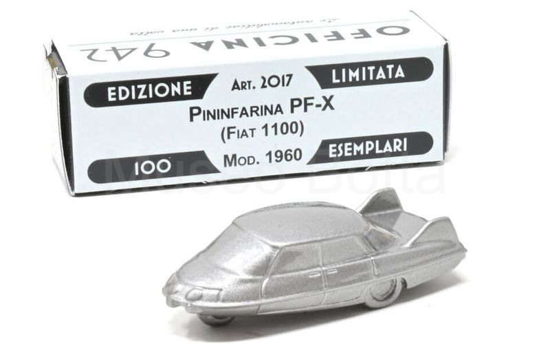 OFFICINA 942 (2017) Pininfarina PF-X (Fiat 1100 - 1960) grigio metallizzato