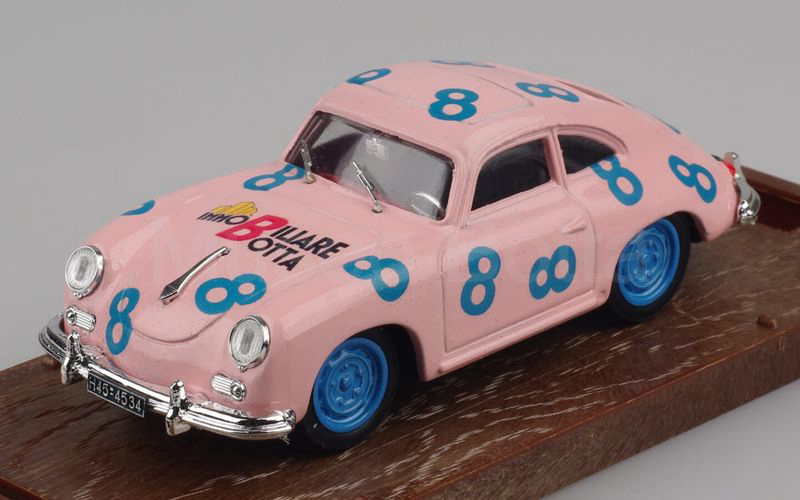 BRUMM PROMOZIONALE (IB2003) Porsche 356 coupé "IMMOBILIARE BOTTA" rosa RARITÀ