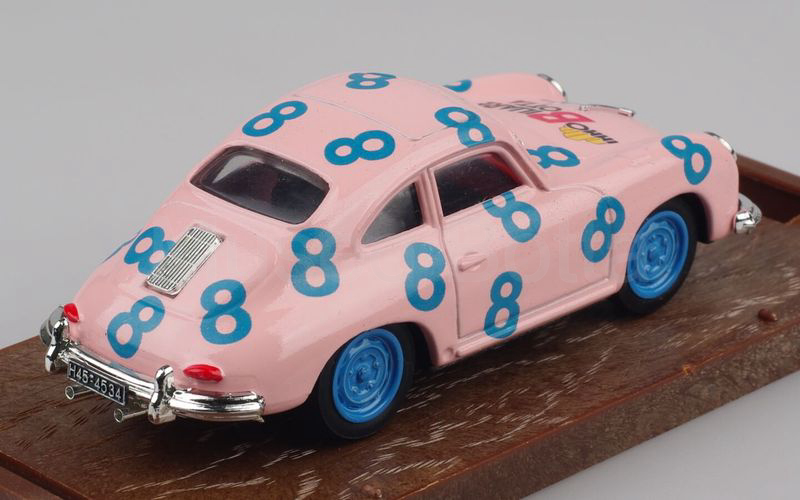 BRUMM PROMOZIONALE (IB2003) Porsche 356 coupé "IMMOBILIARE BOTTA" rosa RARITÀ