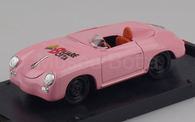 BRUMM PROMOZIONALE (IB2011) Porsche 356 speedster record Monza "IMMOBILIARE BOTTA" rosa RARITÀ