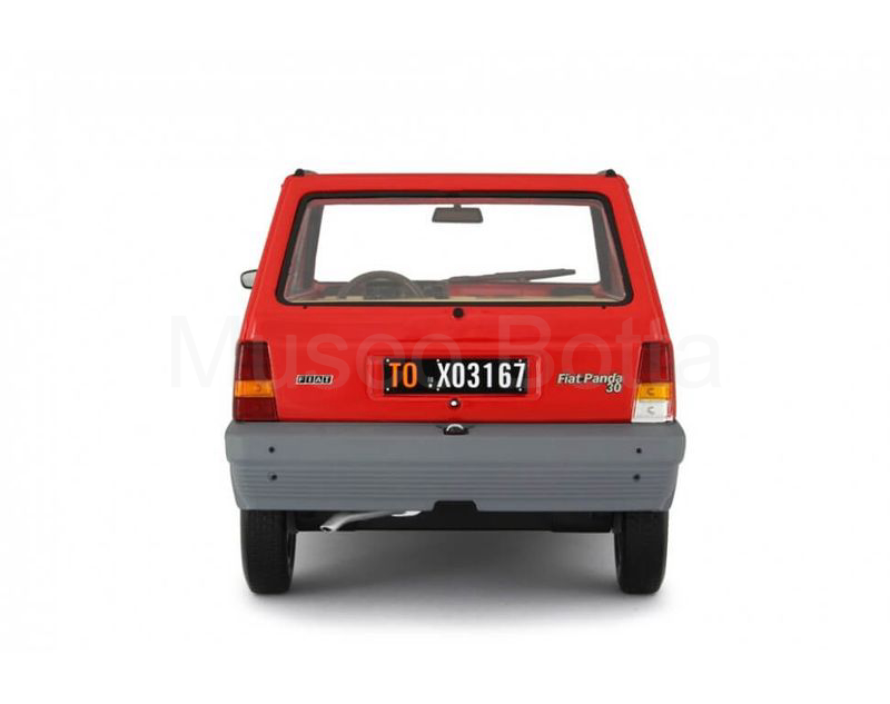 LAUDORACING-MODEL 1:18 (LM132A4) Fiat Panda 30 1980 rossa