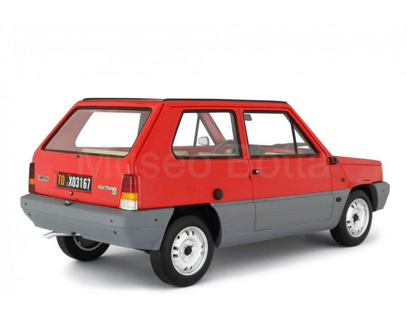 LAUDORACING-MODEL 1:18 (LM132A4) Fiat Panda 30 1980 rossa