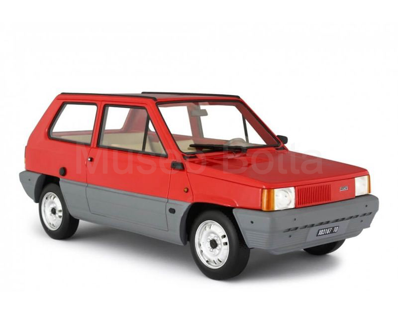 LAUDORACING-MODEL 1:18 (LM132A4) Fiat Panda 30 1980 rossa