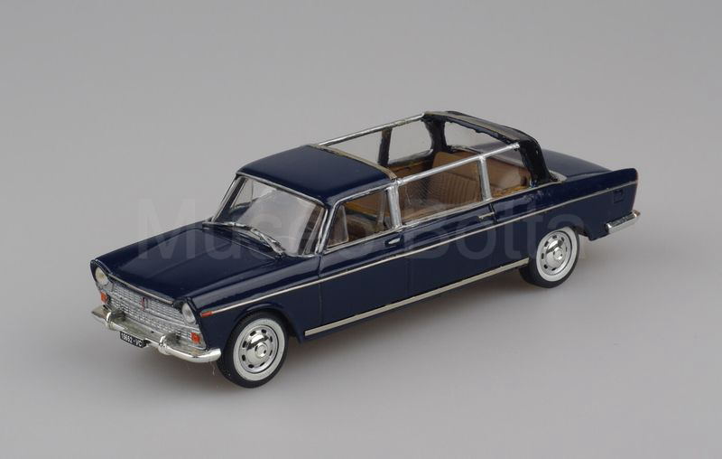 NOVITÀ MUSEO BOTTA Fiat 2300 limousine Francis Lombardi 1966 blu scuro ESEMPLARE UNICO