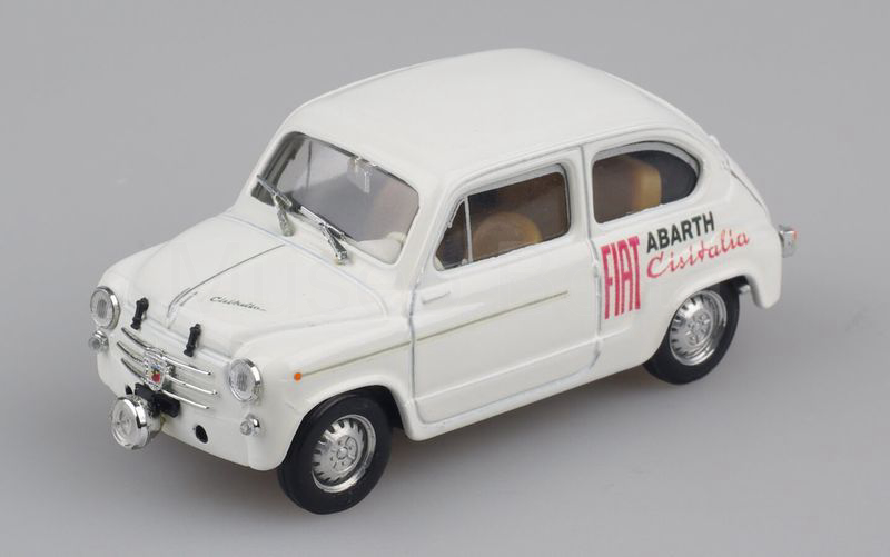 BRUMM elaborazione Fiat Abarth 850TC Cisitalia bianco