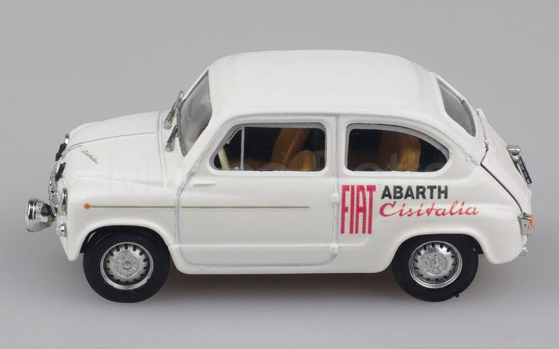 BRUMM elaborazione Fiat Abarth 850TC Cisitalia bianco