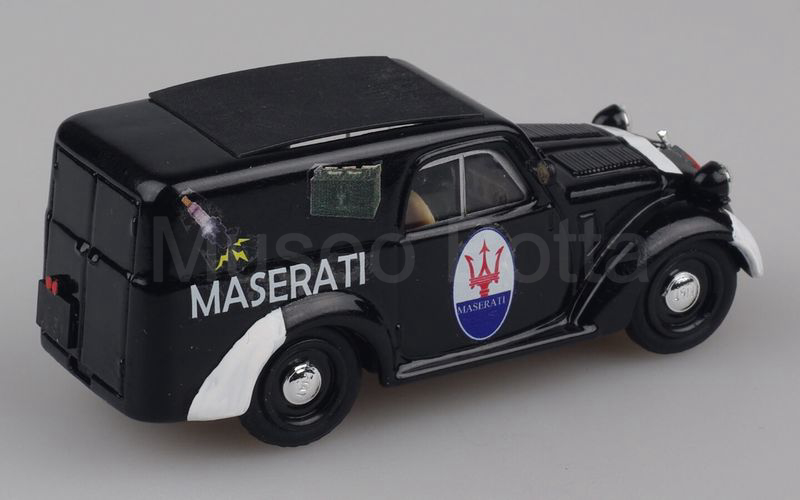 BRUMM elaborazione Fiat 500A furgone "MASERATI" nero