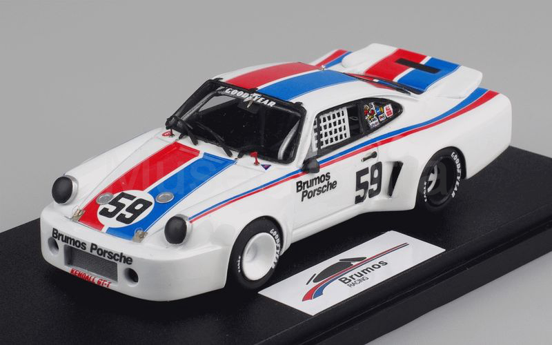 ARENA MODELS (821) Porsche Carrera RSR BRUMOS IMSA Mid Ohio 1975 bianco FACTORY BUILT