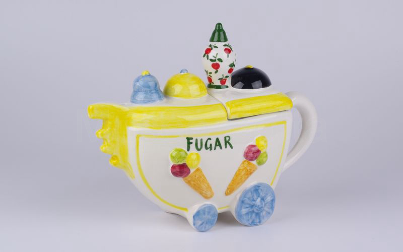 Carretto dei gelati portapalette in ceramica "FUGAR"