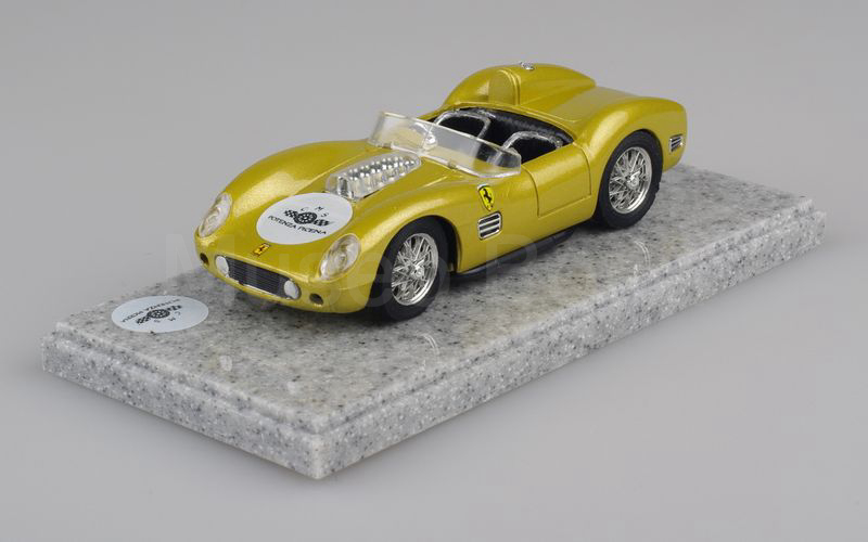 BRUMM PROMOZIONALE (S94/36) Ferrari Testa Rossa "CLUB POTENZA PICENA" ocra metallizzato